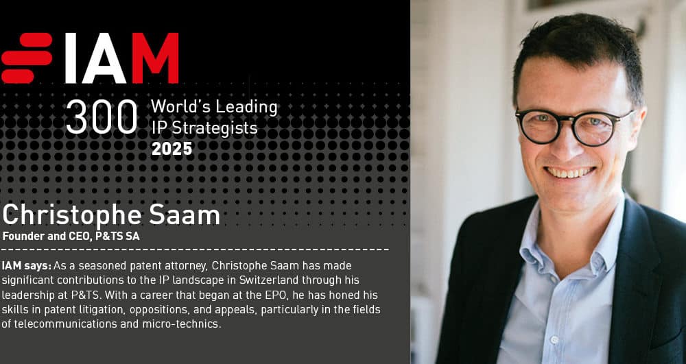 IP strategist Christophe Saam