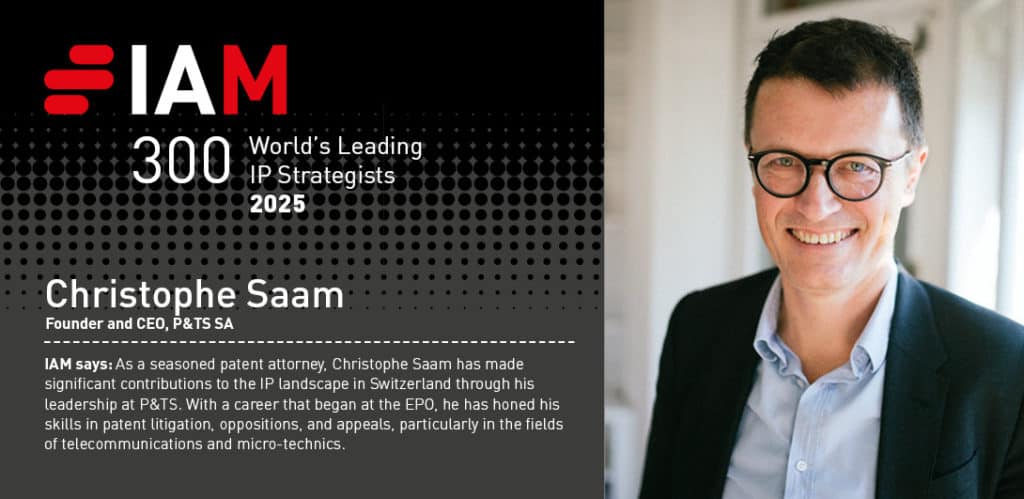 IP strategist Christophe Saam