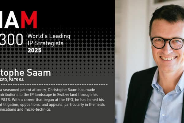 IP strategist Christophe Saam