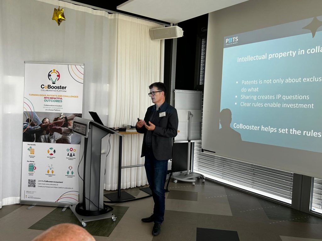 Christophe Saam propriété intellectuelle innovation collaborative CoBooster Dentsply Sirona Ballaigue 2026