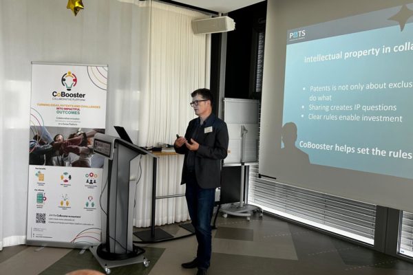 Christophe Saam propriété intellectuelle innovation collaborative CoBooster Dentsply Sirona Ballaigue 2026